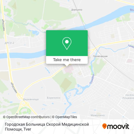 Городская Больница Скорой Медицинской Помощи map