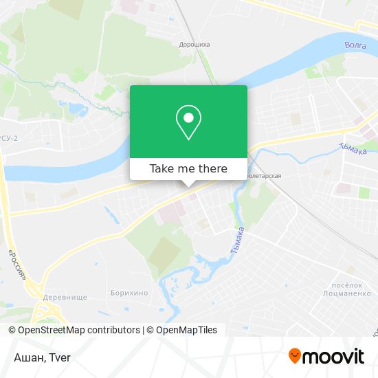 Ашан map
