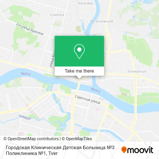 Городская Клиническая Детская Больница №3 Поликлиника №1 map