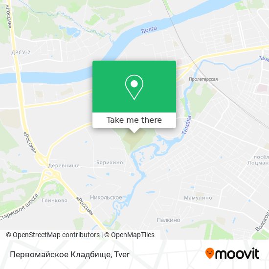 Первомайское Кладбище map