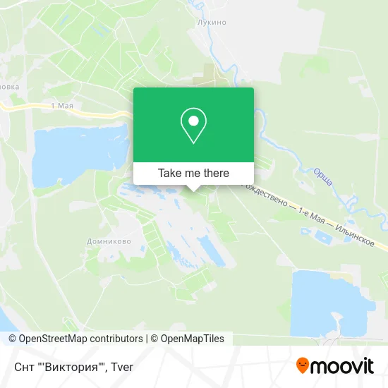 Снт ""Виктория"" map