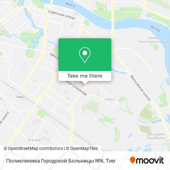 Поликлиника Городской Больницы №6 map