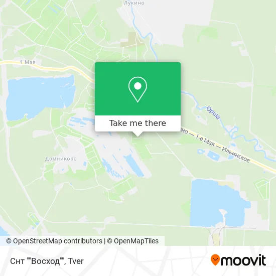 Снт ""Восход"" map