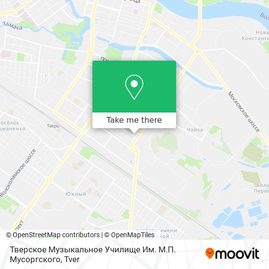 Тверское Музыкальное Училище Им. М.П. Мусоргского map