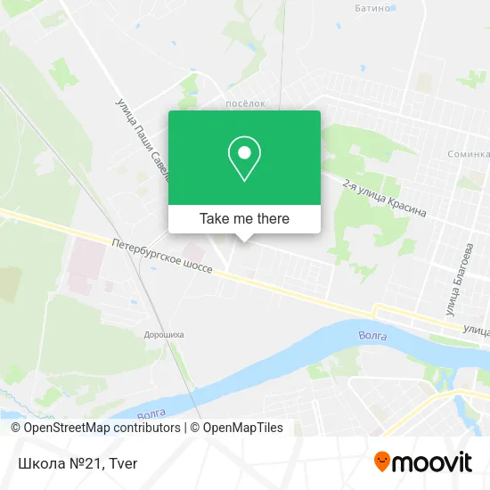 Школа №21 map