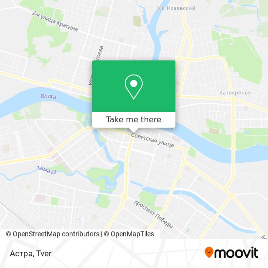 Астра map
