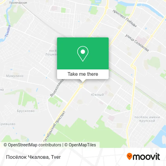 Посёлок Чкалова map
