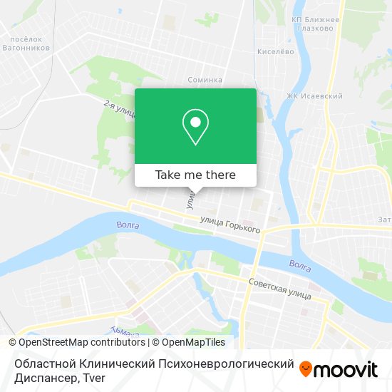 Областной Клинический Психоневрологический Диспансер map