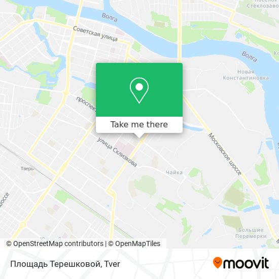 Площадь Терешковой map