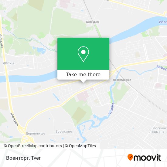 Военторг map