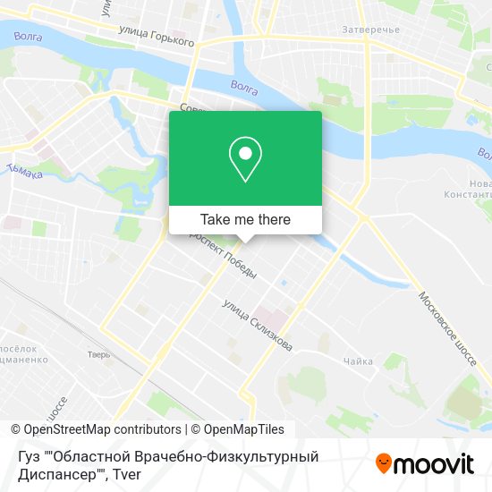 Гуз ""Областной Врачебно-Физкультурный Диспансер"" map