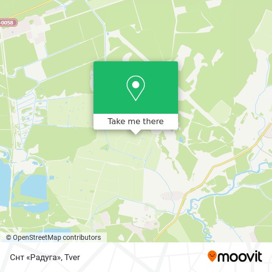 Снт «Радуга» map
