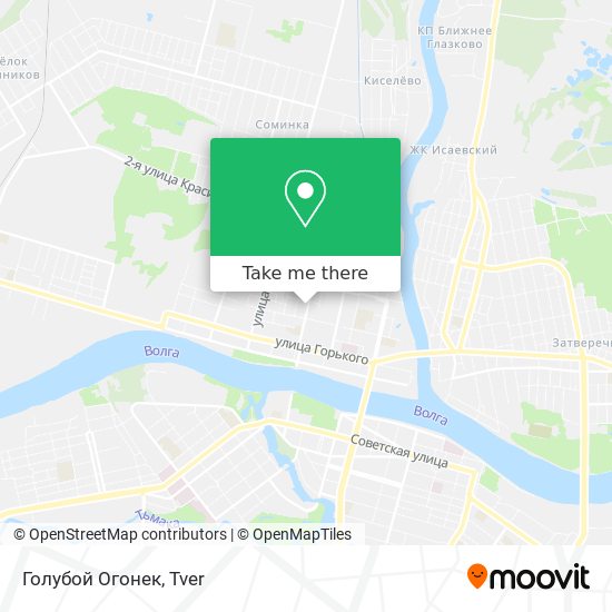 Голубой Огонек map