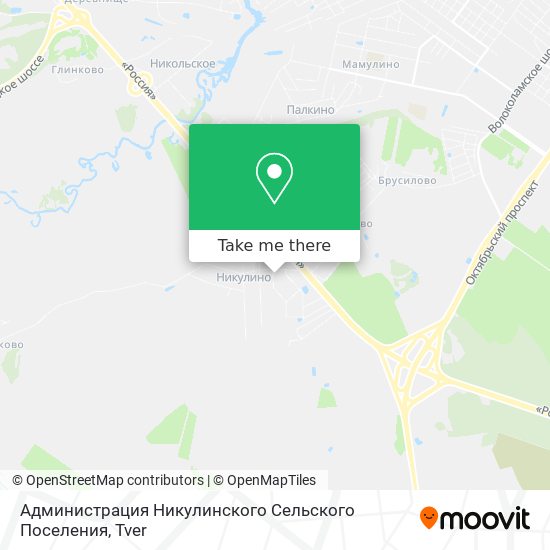 Администрация Никулинского Сельского Поселения map