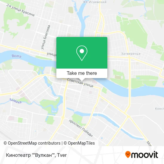Кинотеатр ""Вулкан"" map