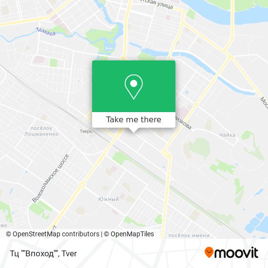 Тц ""Впоход"" map