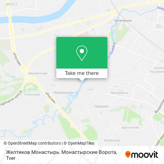 Желтиков Монастырь. Монастырские Ворота map