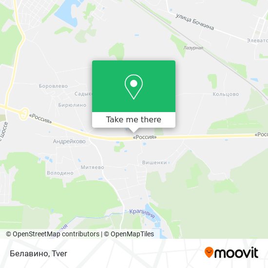 Белавино map