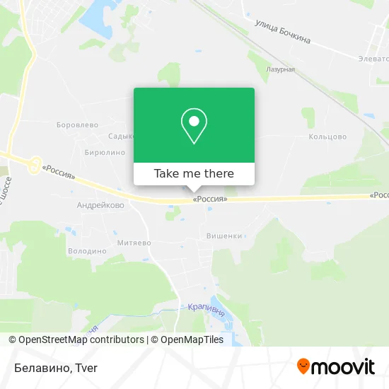Белавино map