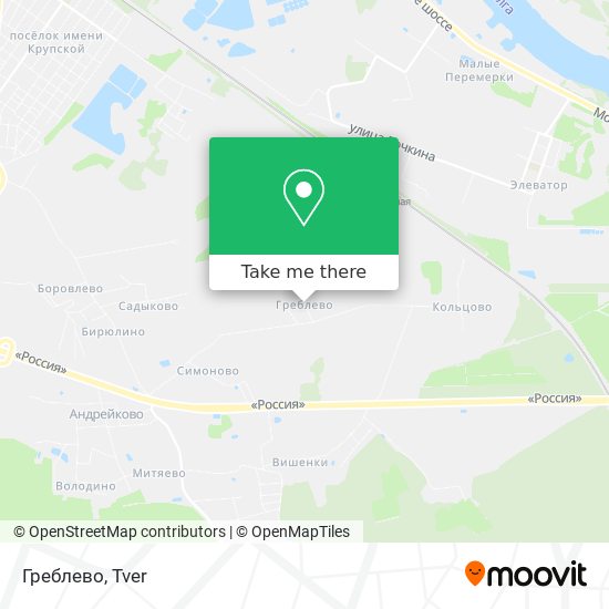 Греблево map