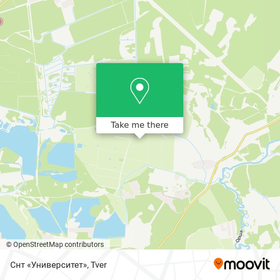 Снт «Университет» map