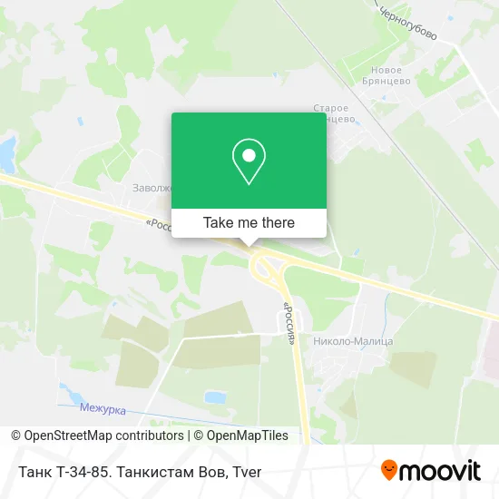Танк Т-34-85. Танкистам Вов map