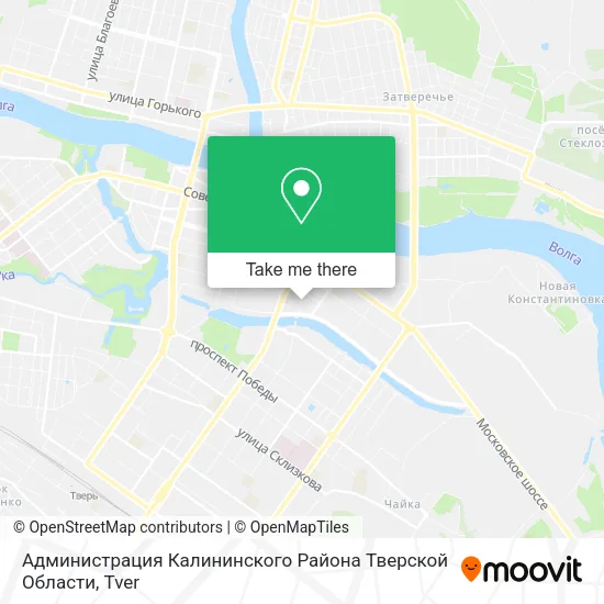 Администрация Калининского Района Тверской Области map