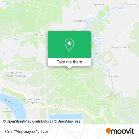 Снт ""Черёмуха"" map