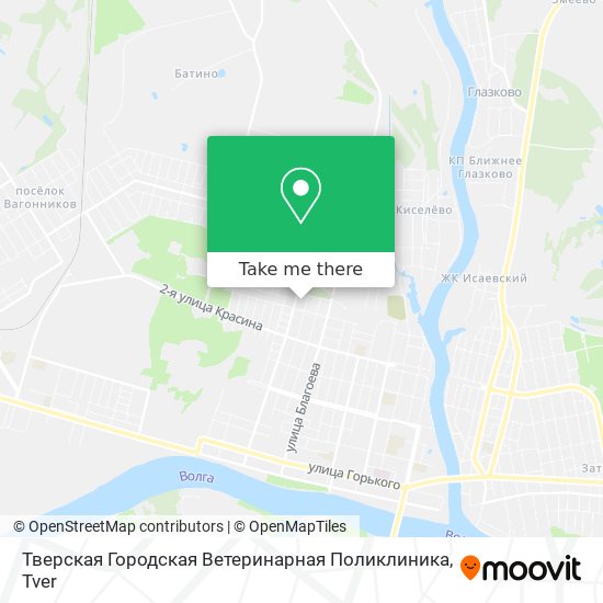 Тверская Городская Ветеринарная Поликлиника map