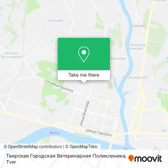 Тверская Городская Ветеринарная Поликлиника map
