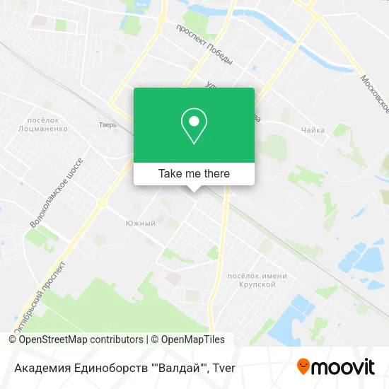 Академия Единоборств ""Валдай"" map
