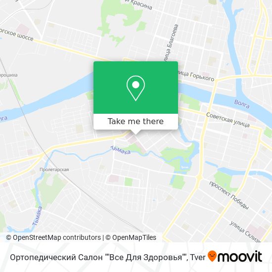 Ортопедический Салон ""Все Для Здоровья"" map