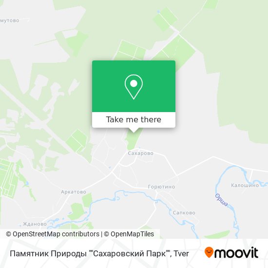 Памятник Природы ""Сахаровский Парк"" map