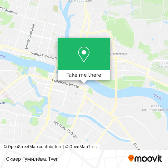 Сквер Гумилёва map