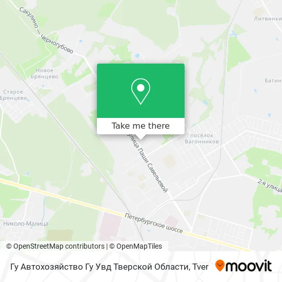 Гу Автохозяйство Гу Увд Тверской Области map