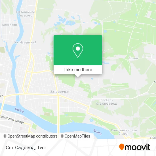 Снт Садовод map