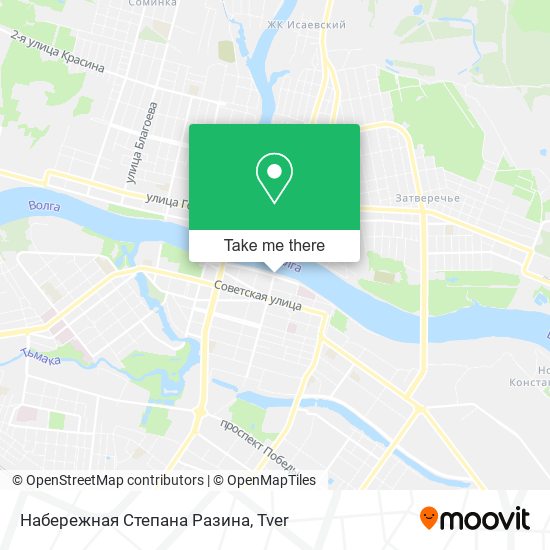 Набережная Степана Разина map