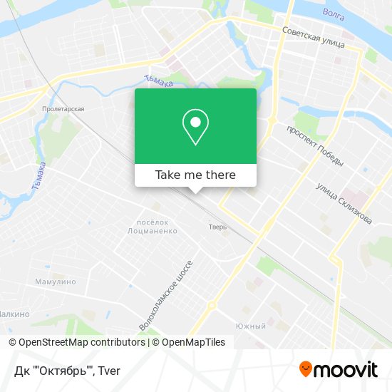 Дк ""Октябрь"" map