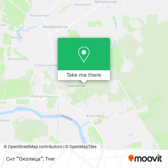 Снт ""Околица"" map