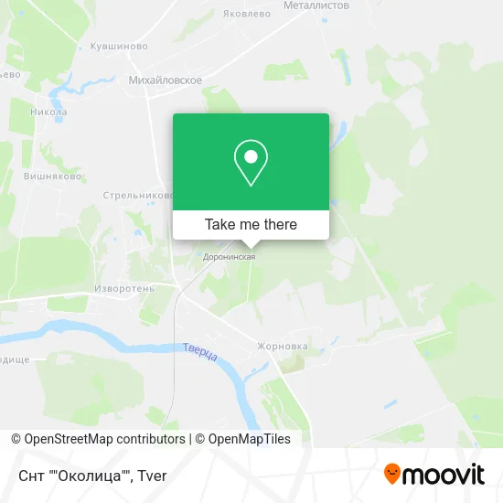 Снт ""Околица"" map