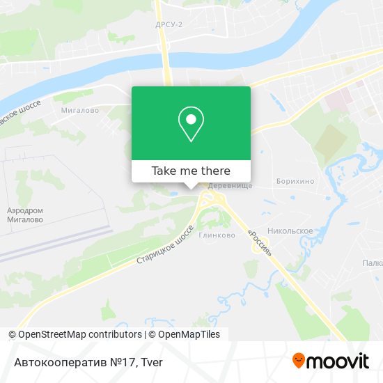 Автокооператив №17 map