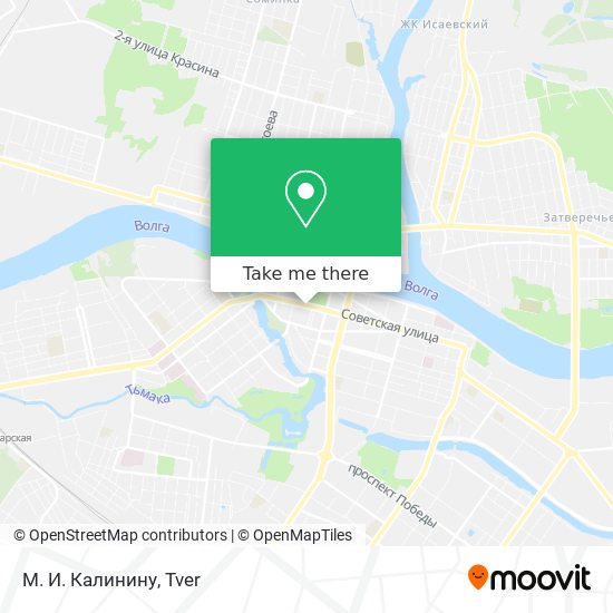 М. И. Калинину map