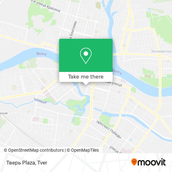 Тверь Plaza map