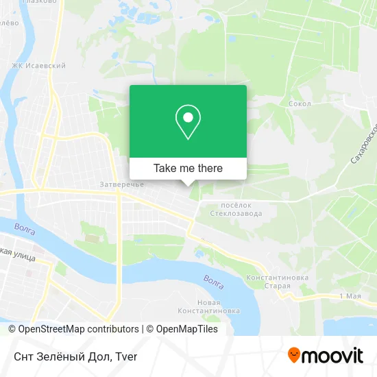 Снт Зелёный Дол map