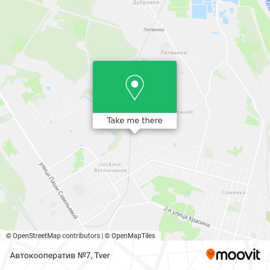 Автокооператив №7 map