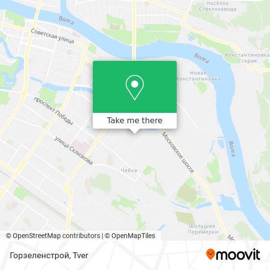 Горзеленстрой map