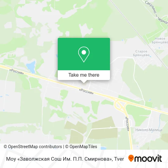 Моу «Заволжская Сош Им. П.П. Смирнова» map