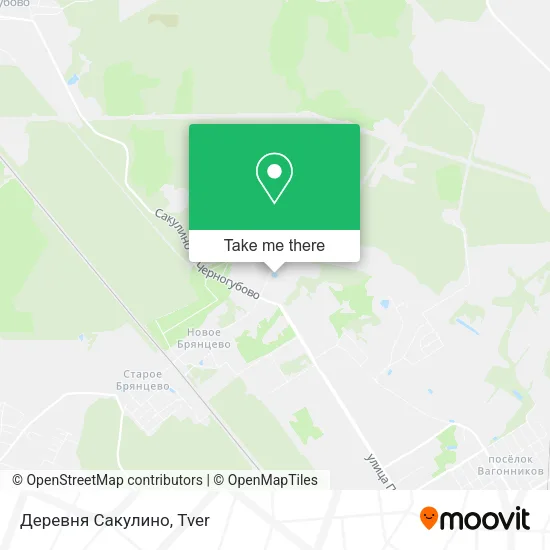 Деревня Сакулино map
