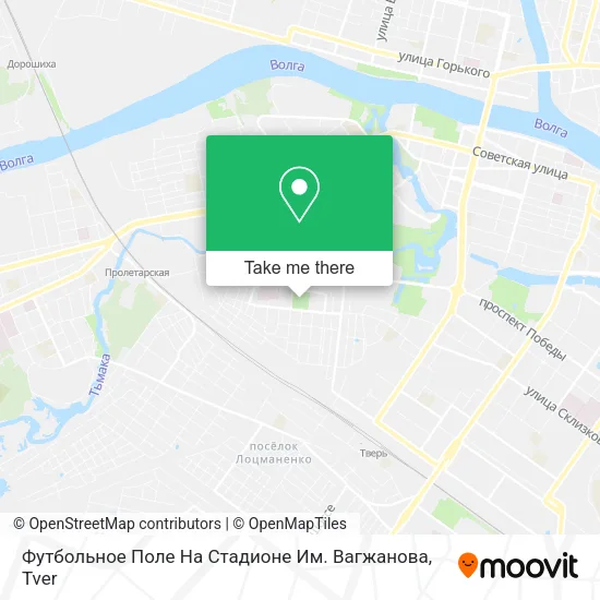 Футбольное Поле На Стадионе Им. Вагжанова map