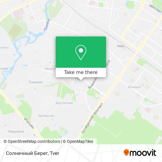 Солнечный Берег map
